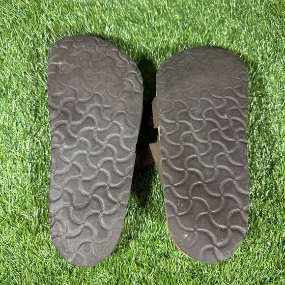 Birkenstock Arizona Women's Size 7 US 37 EU Brown Leather Made In Germany - Picture 5 of 5